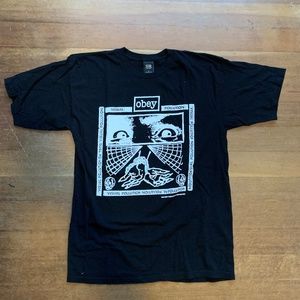 Mens Obey Visual Pollution T-Shirt